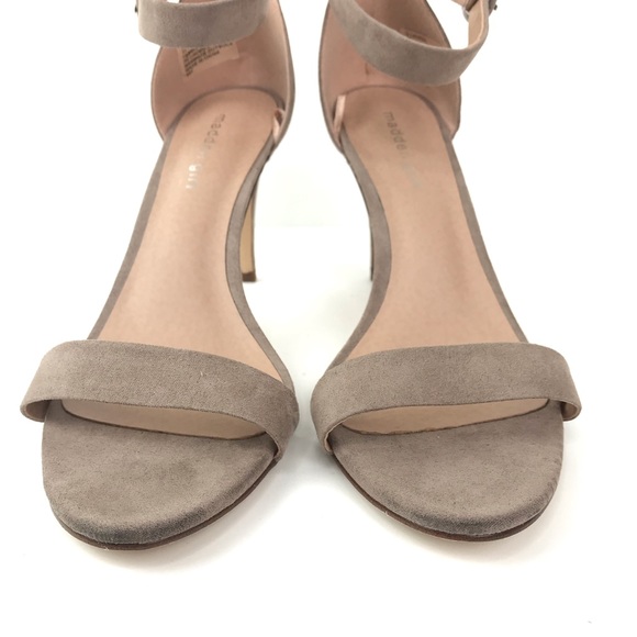 Madden Girl Simple High Heels Ankle Strap Nude - Picture 3 of 8